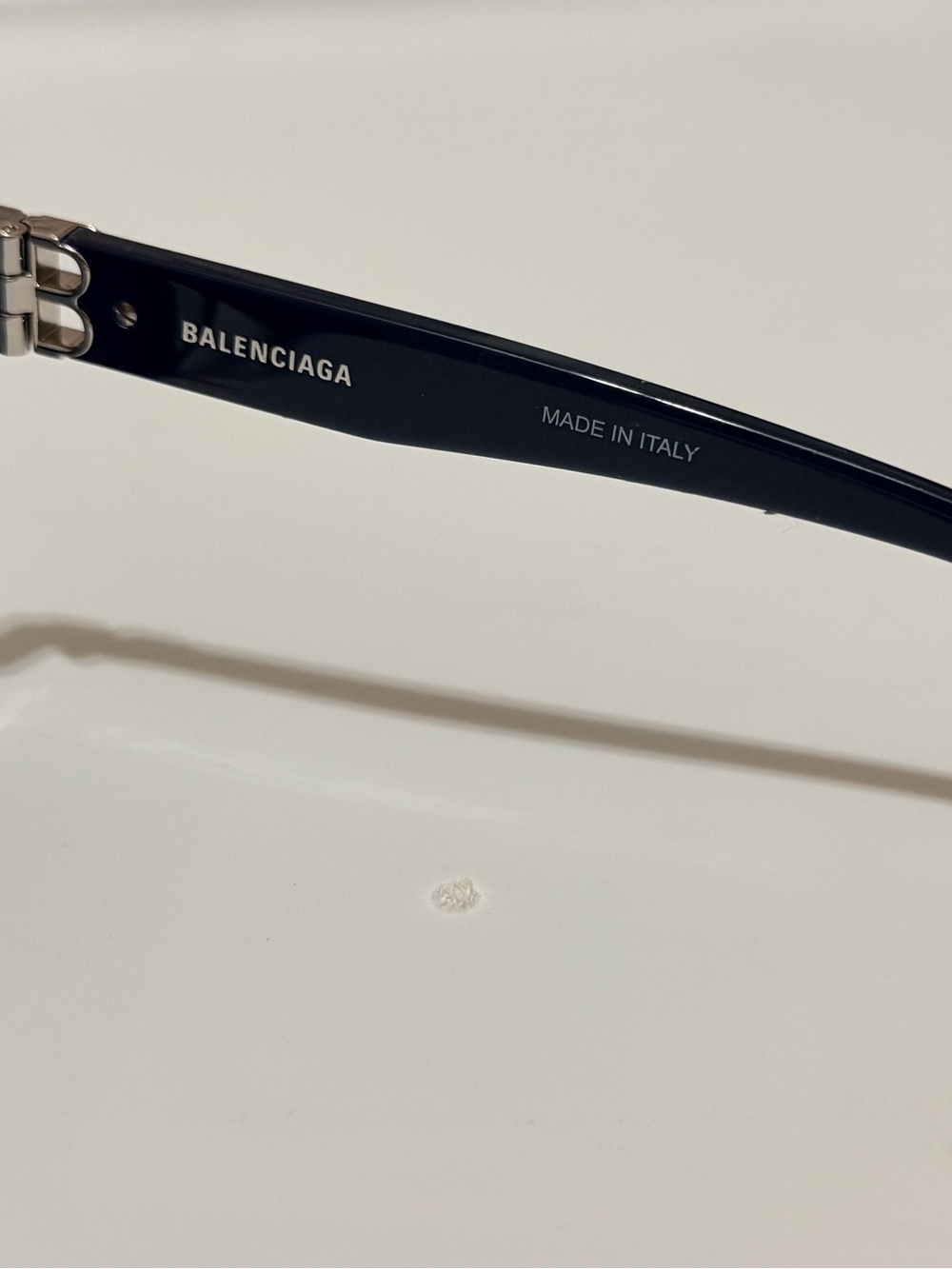 Balenciaga Navy Blue Oversized Women's Sunglasses with Black Case - Picture 6 of 6